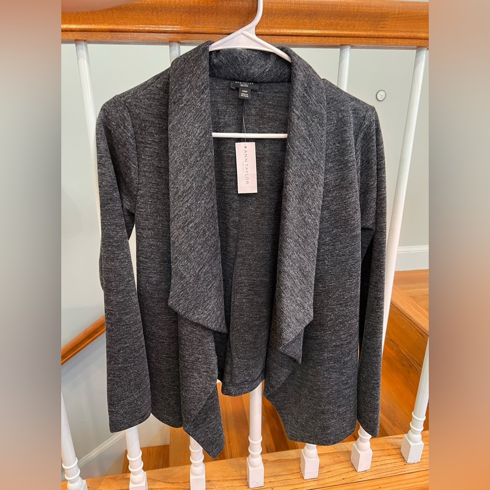 XXPS Grey Blazer Sweater NWT